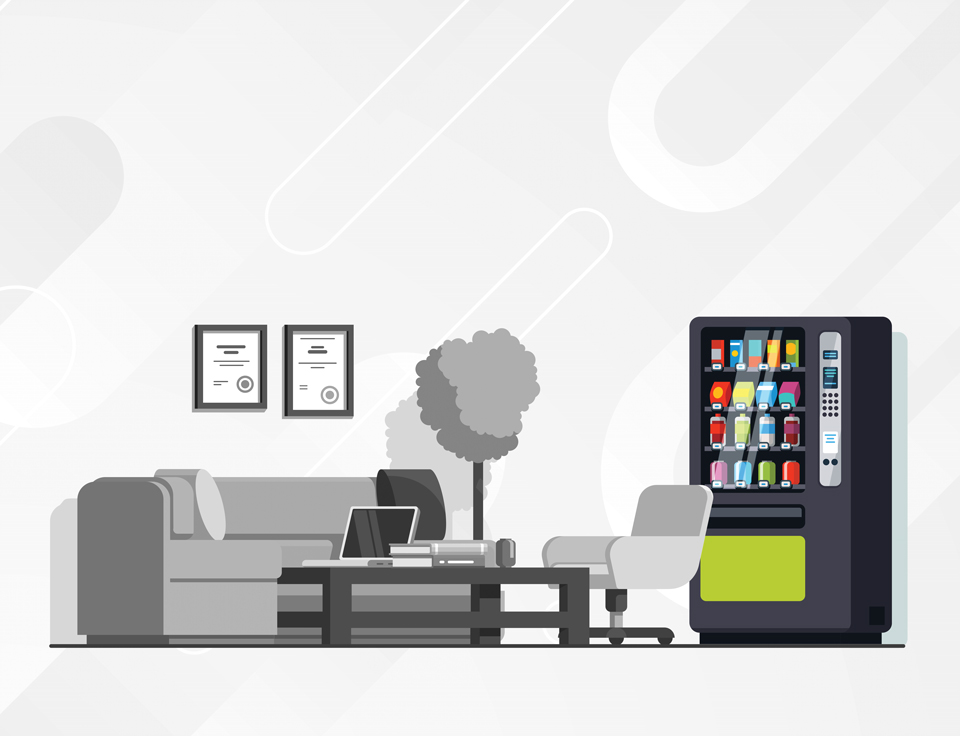 Zeichnung Snackautomat